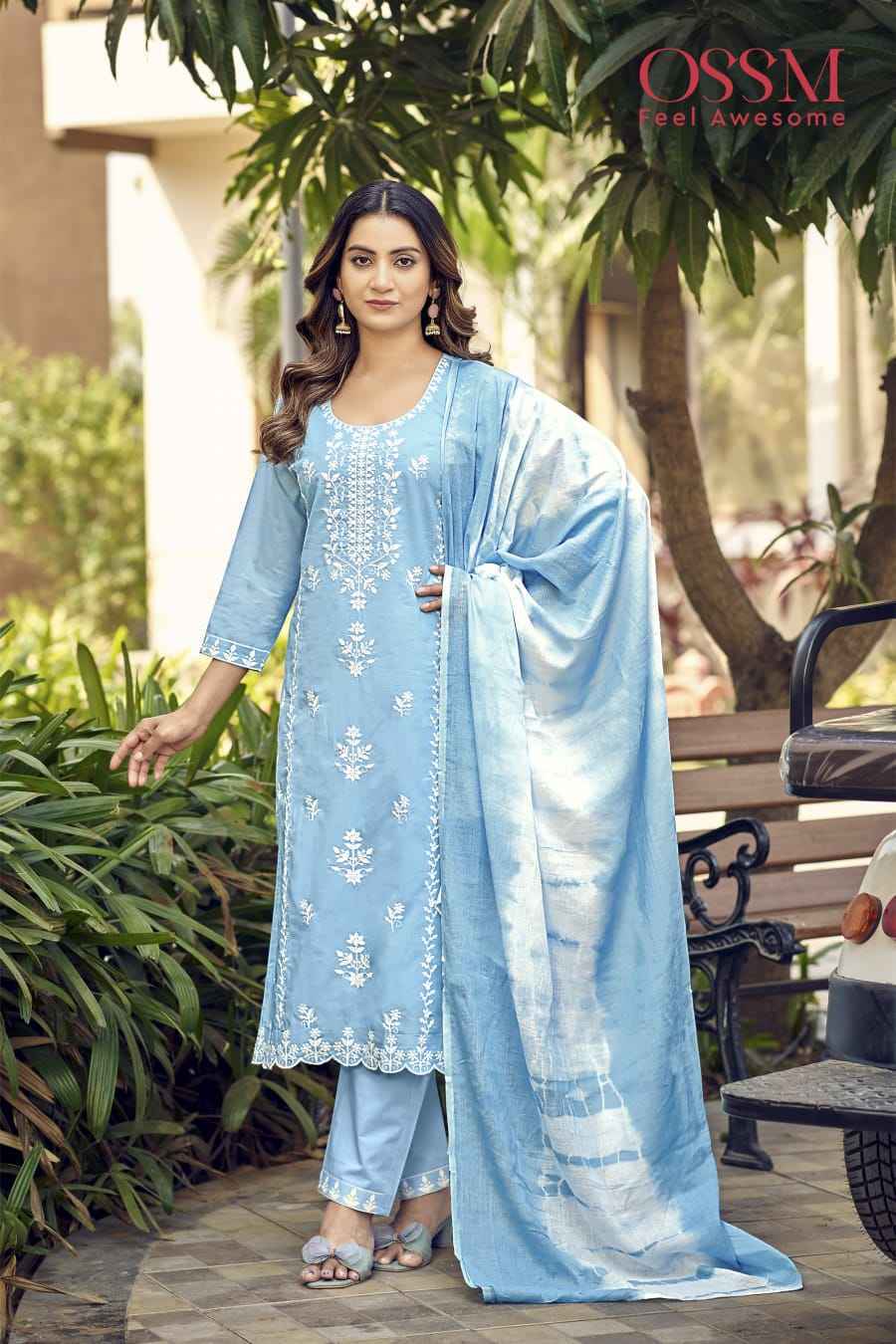 Ossm Mantra Cotton Readymade Suit (6 pcs Catalogue)