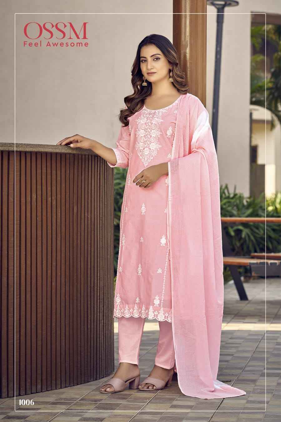 Ossm Mantra Cotton Readymade Suit (6 pcs Catalogue)