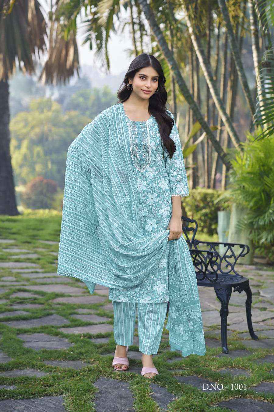 Ossm Millie Cotton Readymade Suit (6 pcs Catalogue)