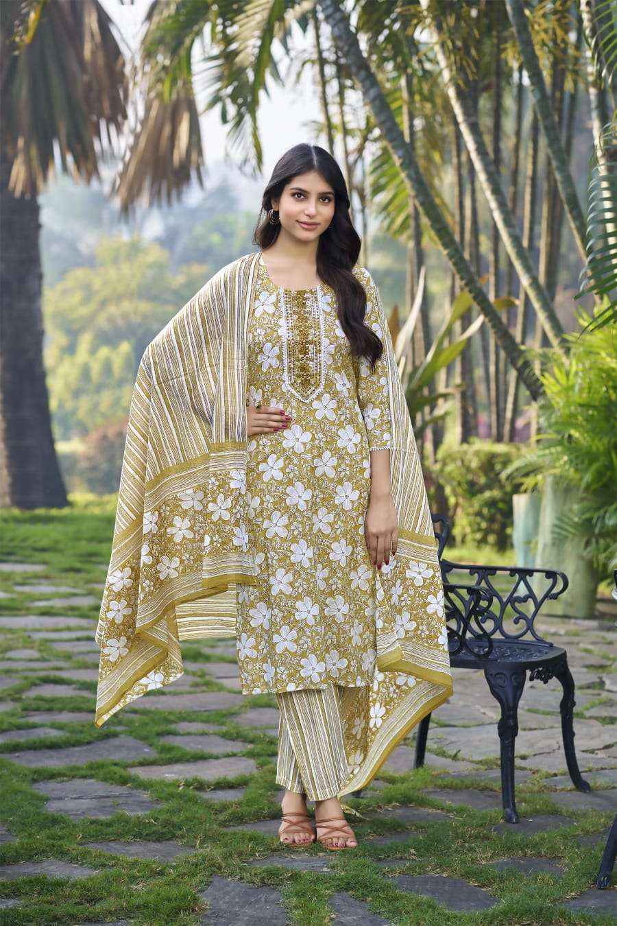 Ossm Millie Cotton Readymade Suit (6 pcs Catalogue)