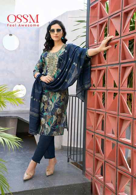 Ossm Muskan Vol 8 Chanderi Modal Kurti Combo 6 pcs Catalogue