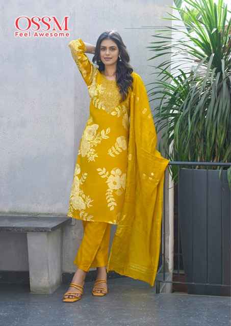 Ossm Muskan Vol 8 Chanderi Modal Kurti Combo 6 pcs Catalogue