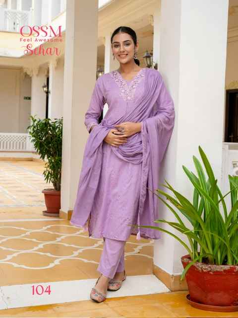 Ossm Sehar Jacquard Kurti Combo 6 pcs Catalogue