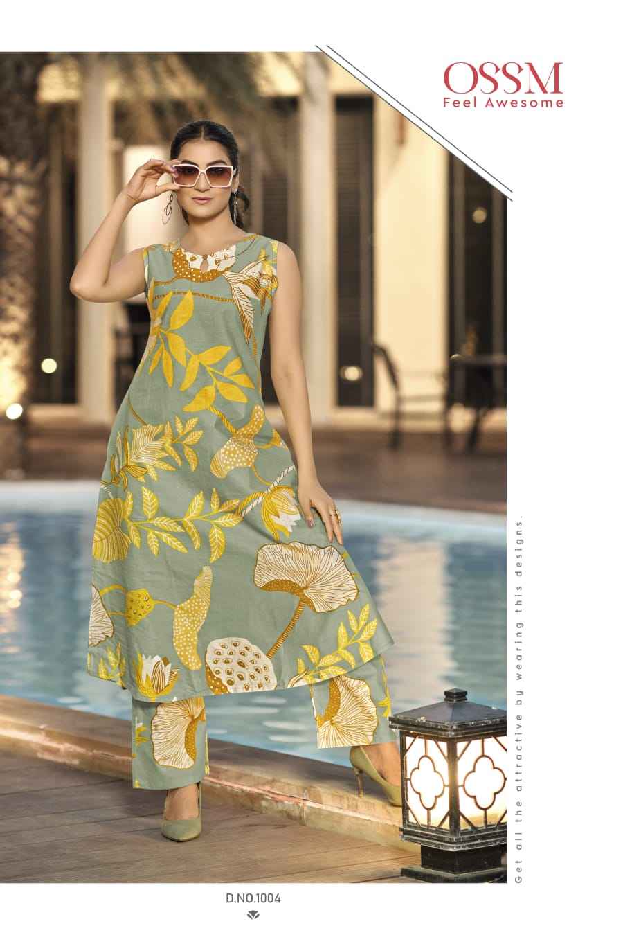 Ossm Summer Threads Cotton Co ord Set 6 pcs Catalogue