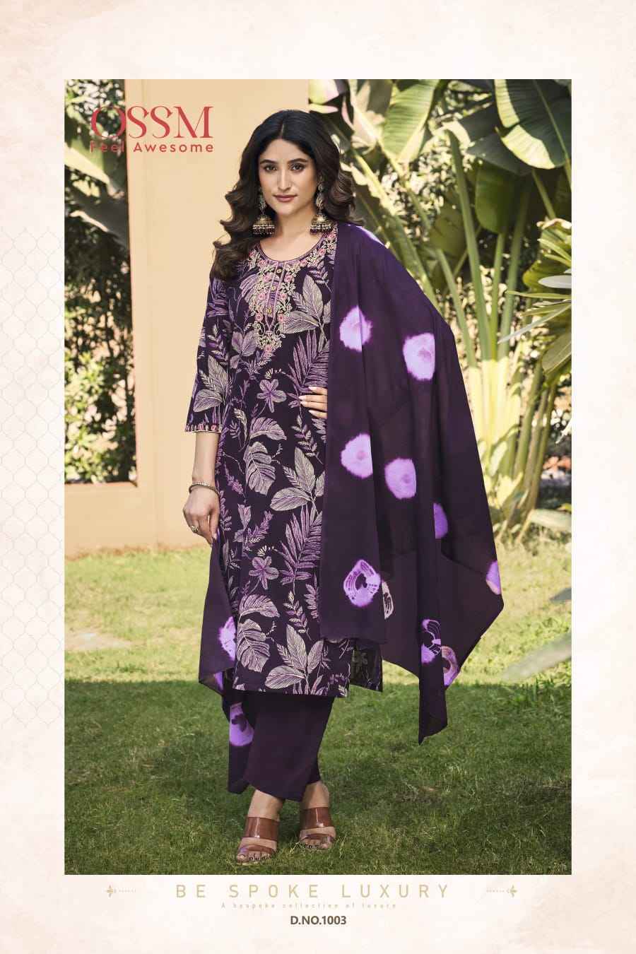 Ossm Sunshine Cotton Readymade Suit (6 pcs Catalogue)
