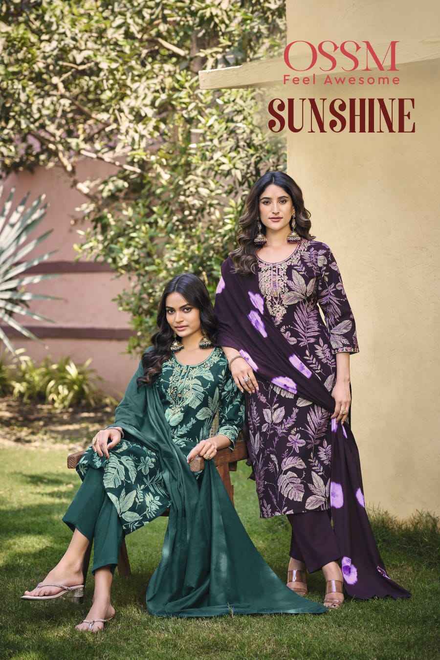 Ossm Sunshine Cotton Readymade Suit (6 pcs Catalogue)