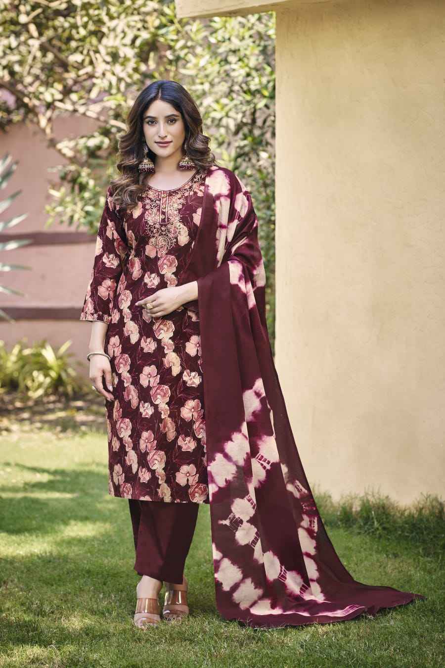 Ossm Sunshine Cotton Readymade Suit (6 pcs Catalogue)