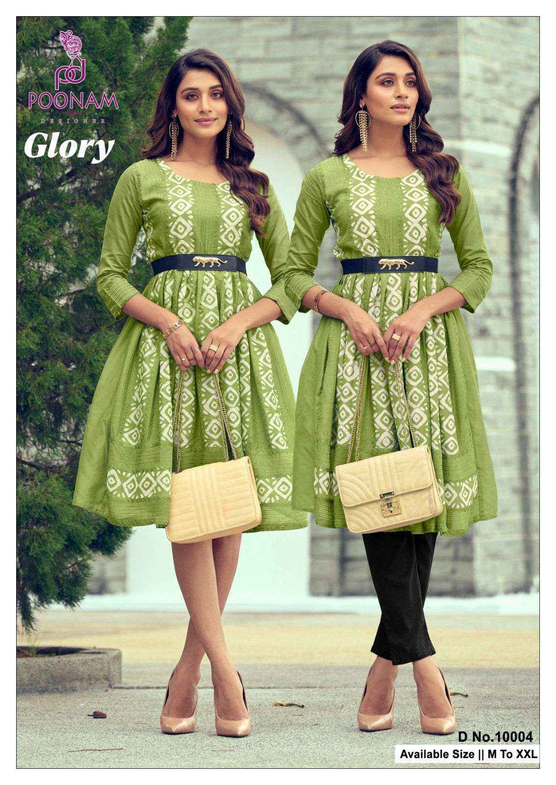 Poonam Designer Glory Viscouse Kurti (8 pcs Catalogue)