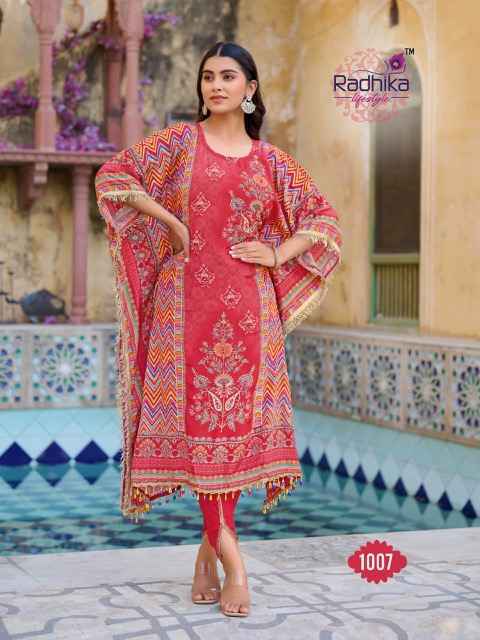 Radhika Lifestyle Noor Vol-1 Viscouse Rayon Readymade Suit (8 pcs Catalogue)