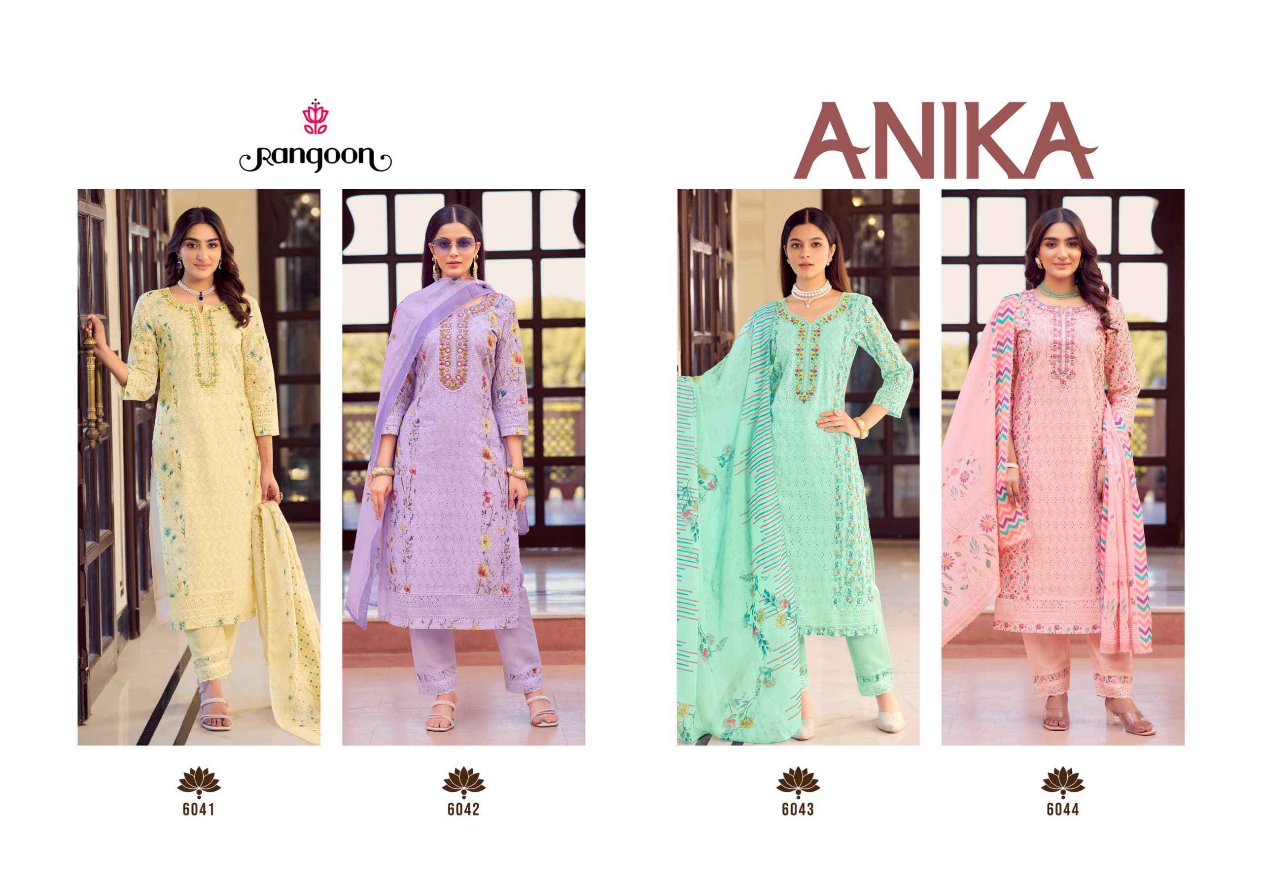 Rangoon Anika Cotton Readymade Suit (4 pcs Catalogue)