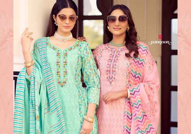Rangoon Anika Cotton Readymade Suit (4 pcs Catalogue)