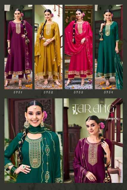 Rangoon Tarang Chinon Readymade Suit (4 pcs Catalogue)