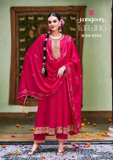 Rangoon Tarang Chinon Readymade Suit (4 pcs Catalogue)