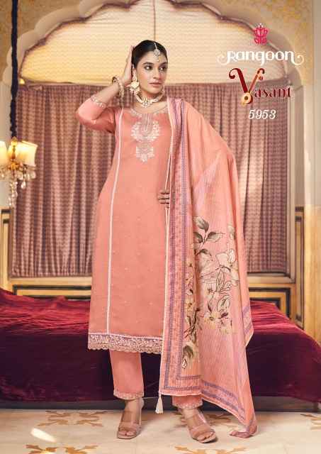Rangoon Vasant Viscouse Kurti Combo 4 pcs Catalogue