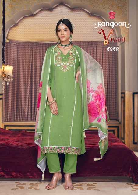 Rangoon Vasant Viscouse Kurti Combo 4 pcs Catalogue