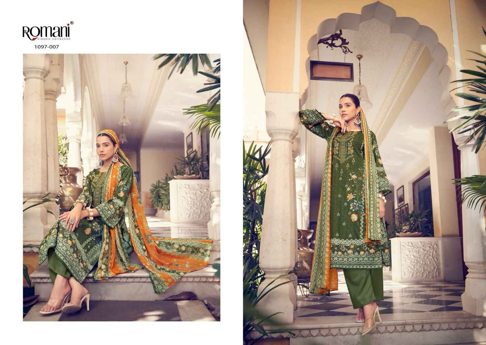 Romani Aarzu Vol 14 Cotton Dress Material 8 pcs Catalogue