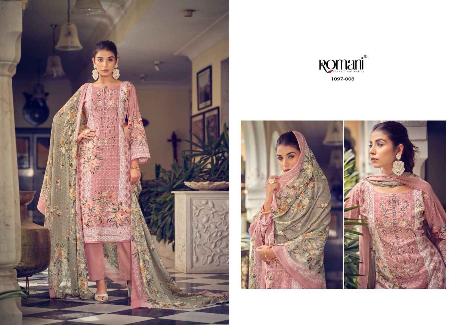 Romani Aarzu Vol 14 Cotton Dress Material 8 pcs Catalogue