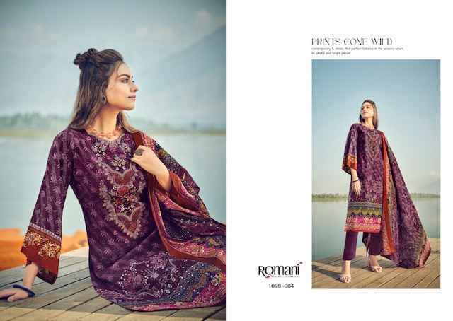 Romani Aarzu Vol-15 Cotton Dress Material (8 pcs Catalogue)