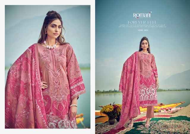 Romani Aarzu Vol-15 Cotton Dress Material (8 pcs Catalogue)