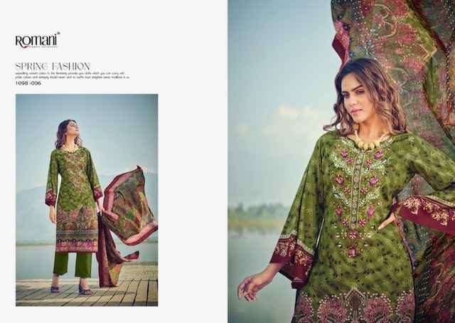 Romani Aarzu Vol-15 Cotton Dress Material (8 pcs Catalogue)