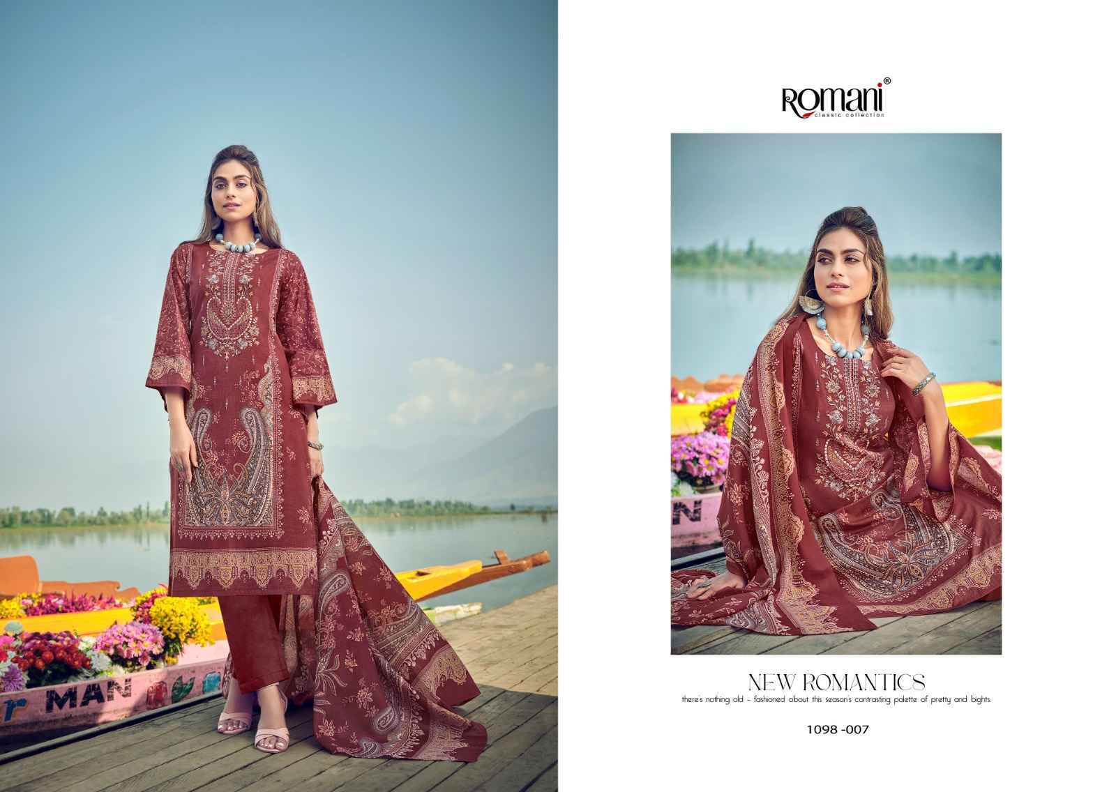 Romani Aarzu Vol-15 Cotton Dress Material (8 pcs Catalogue)