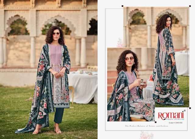 Romani Saniya Soft Cotton Dress Material 8 pcs Catalogue