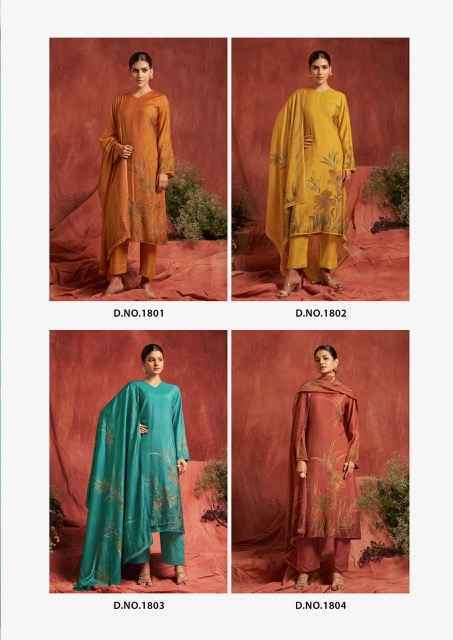 Rupali Fashion Aarshi Musline Dress Material (4 pcs Catalogue)