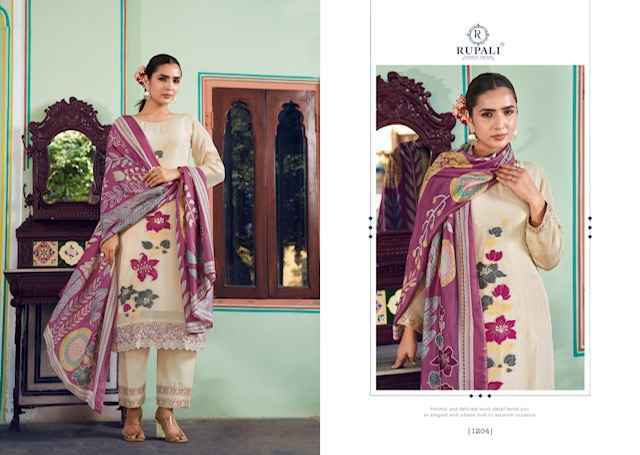 Rupali Fashion Anahira Simer Tissue Dress Material (6 pcs Catalogue)