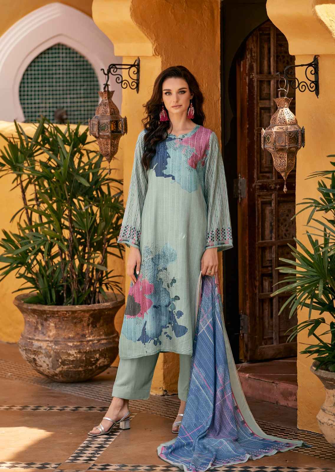 Sadhna Fashion Anahira Musline Silk Dress Material 6 pcs Catalogue