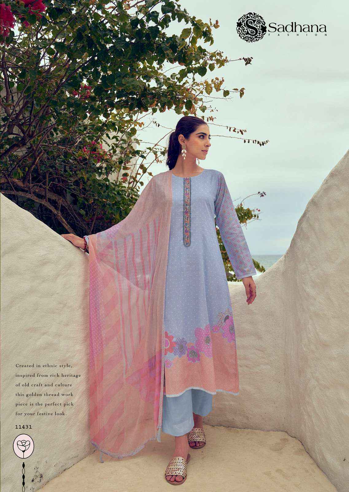 Sadhna Fashion Garden Of Eden Lawn Cotton Dress Material (6 pcs Catalogue)