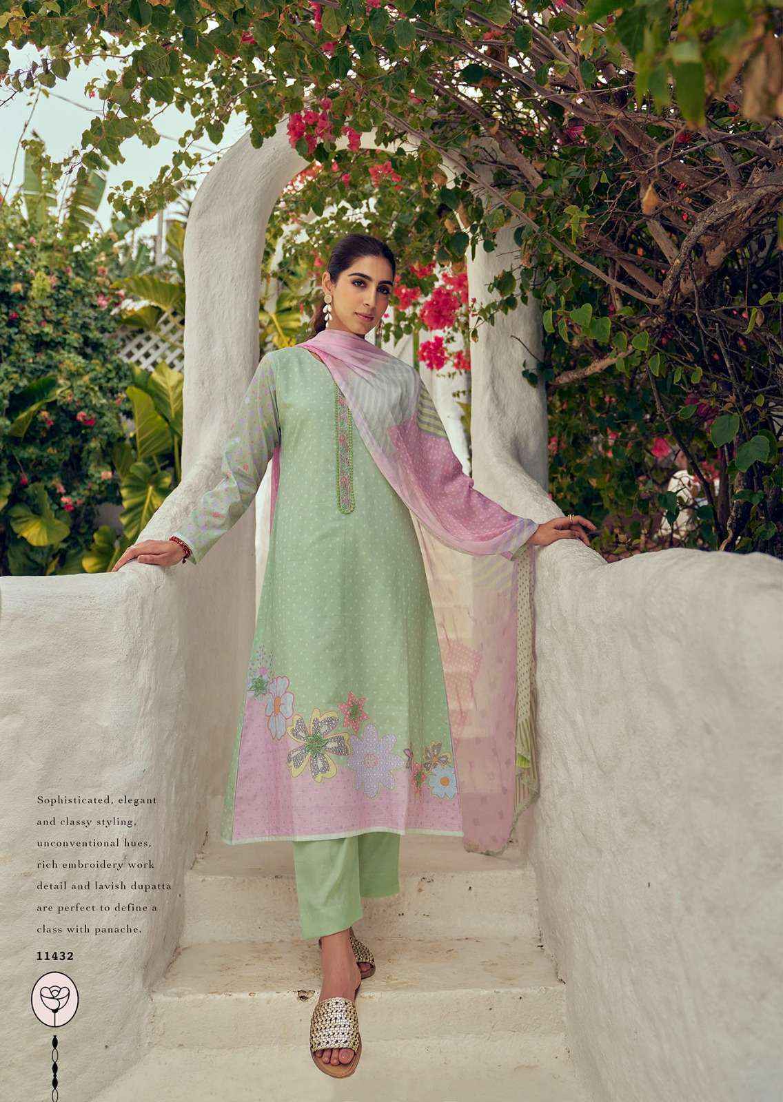 Sadhna Fashion Garden Of Eden Lawn Cotton Dress Material (6 pcs Catalogue)