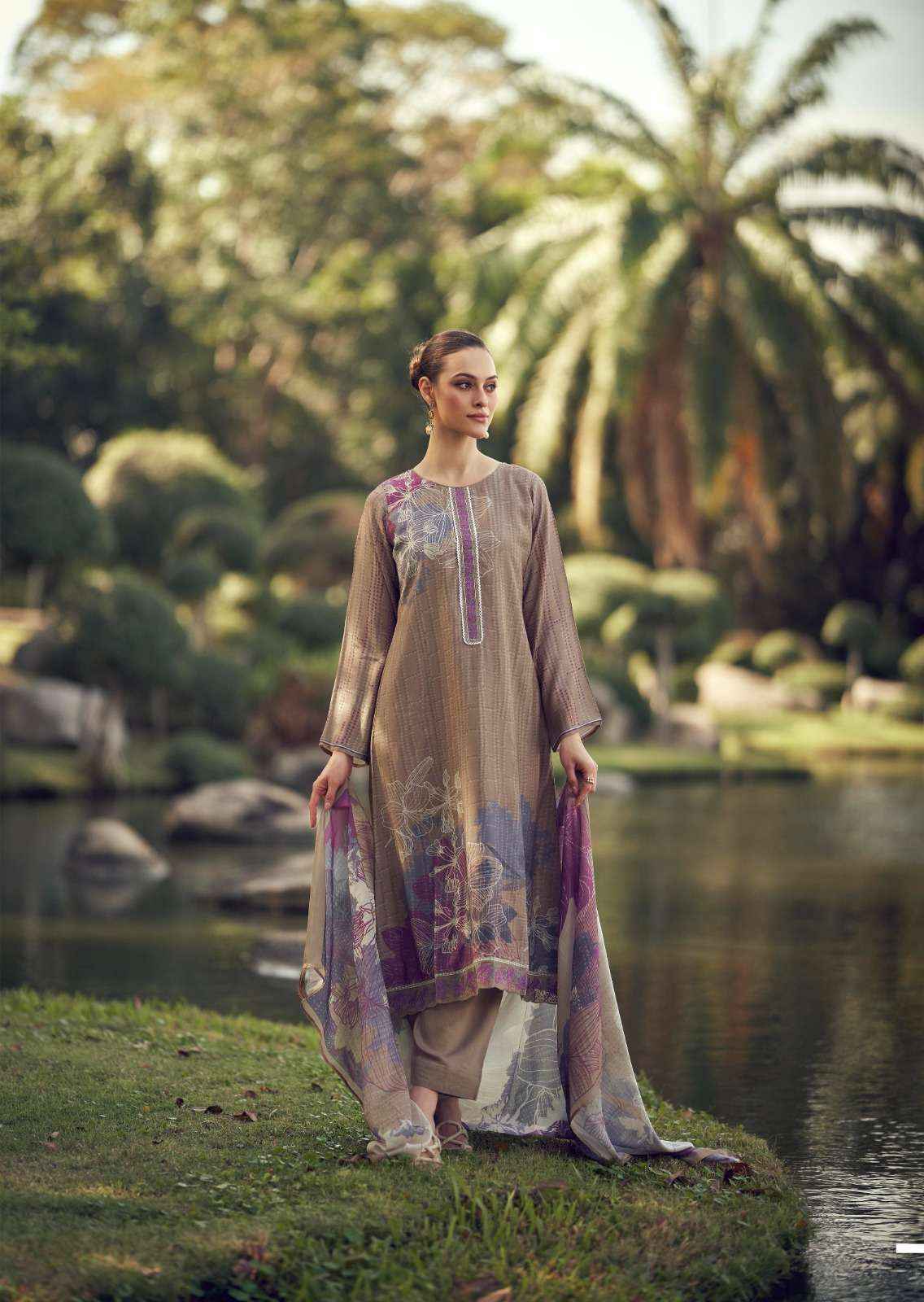 Sadhna Fashion Iliana Musline Silk Dress Material (8 pcs Catalogue)