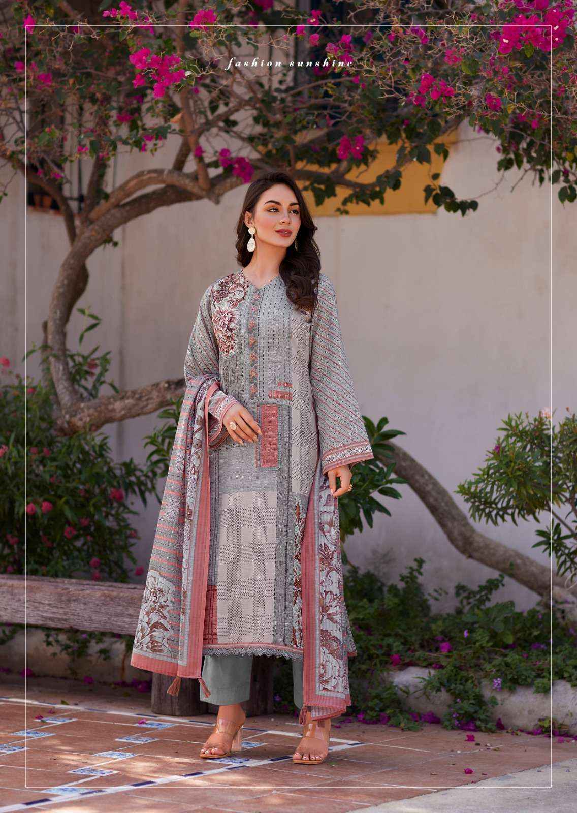 Sadhna Fashion Izel Jam Cotton Dress Material 6 pcs Catalogue