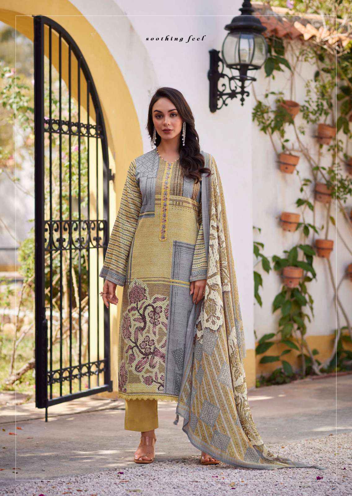 Sadhna Fashion Izel Jam Cotton Dress Material 6 pcs Catalogue