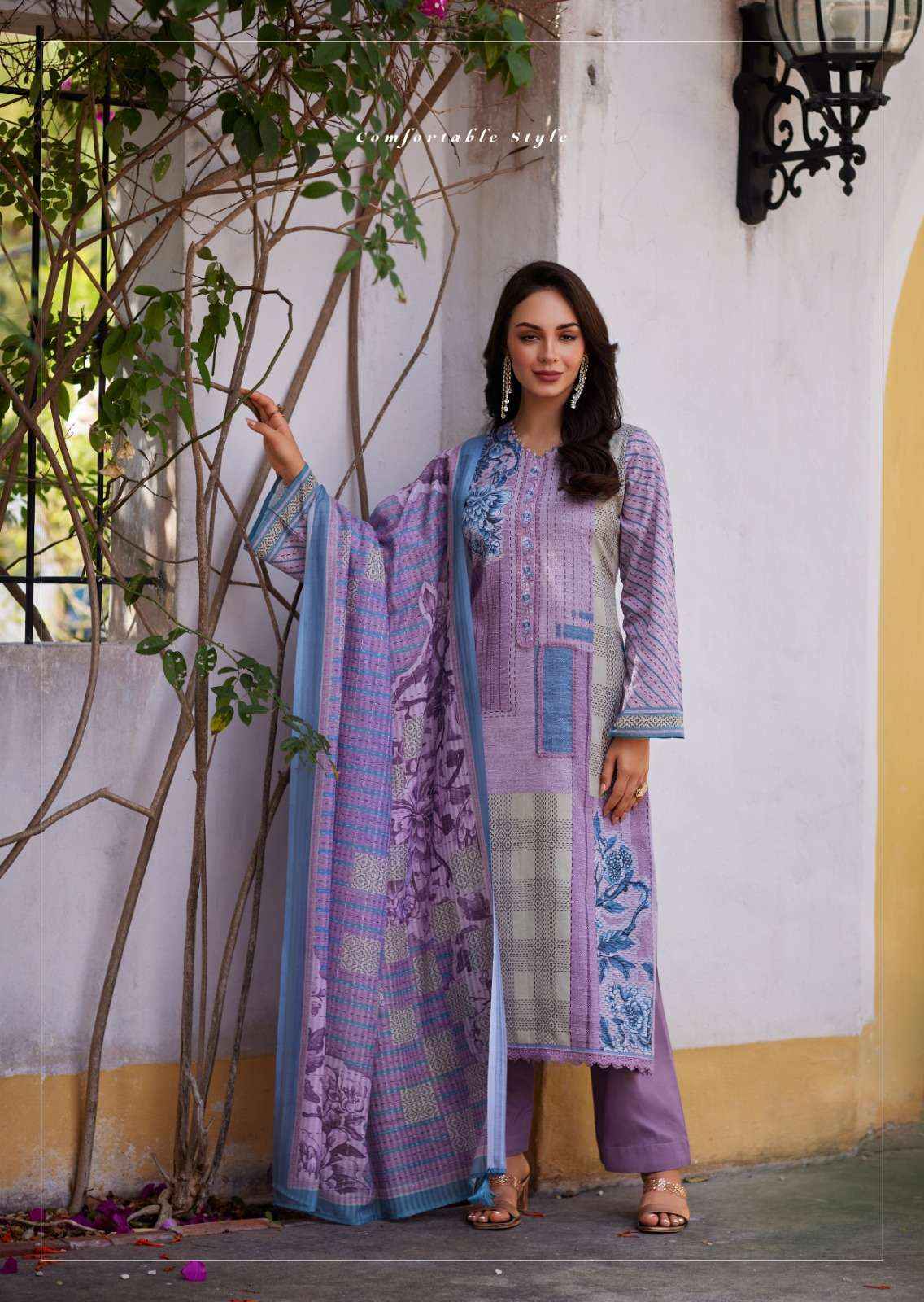 Sadhna Fashion Izel Jam Cotton Dress Material 6 pcs Catalogue