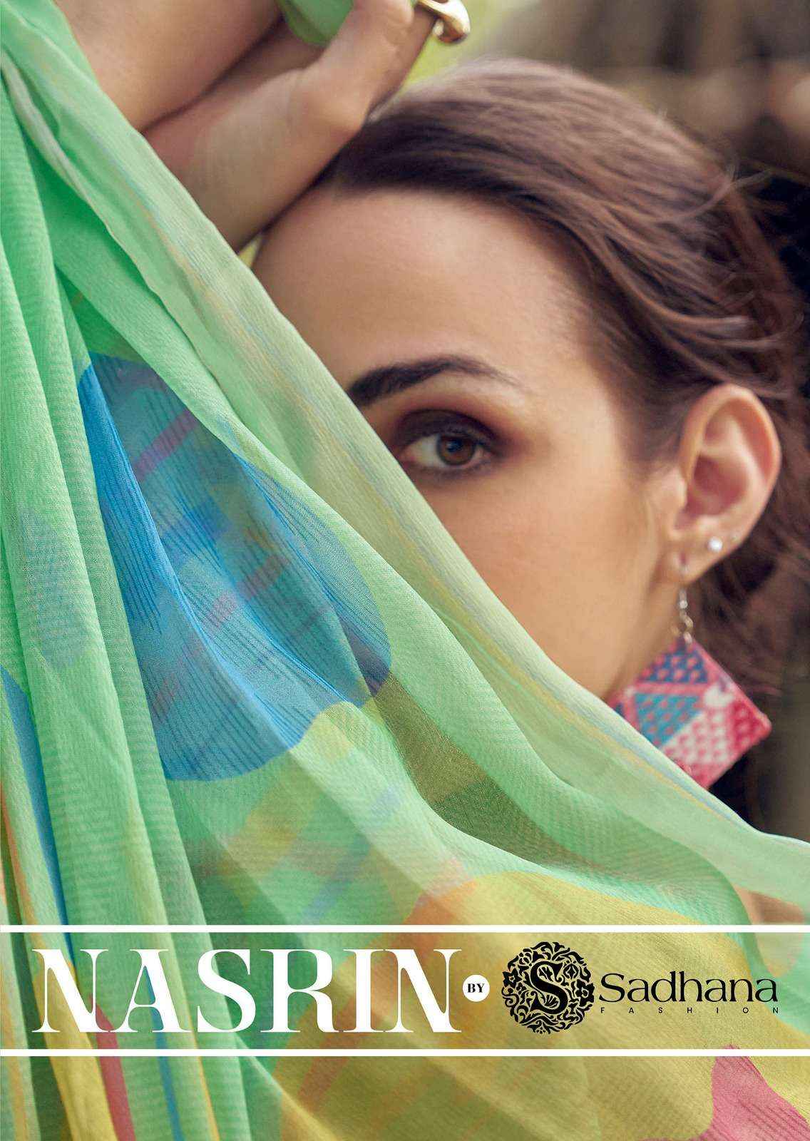 Sadhna Fashion Nasrin Lawn Cotton Dress Material 6 pcs Catalogue