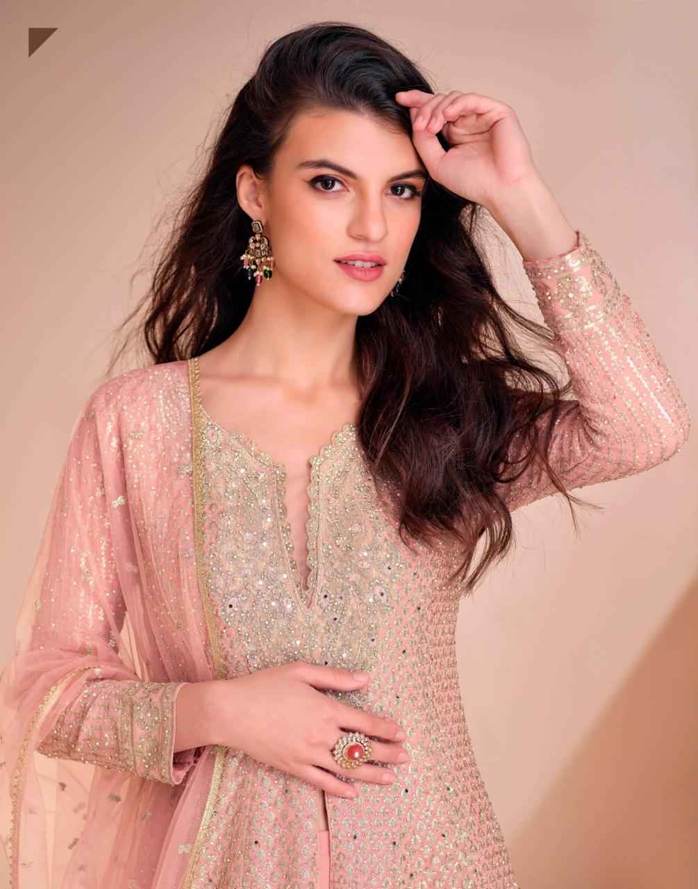 Sayuri Designer Aayna Nx Readumade Georgette Dress 2 pcs Catalogue