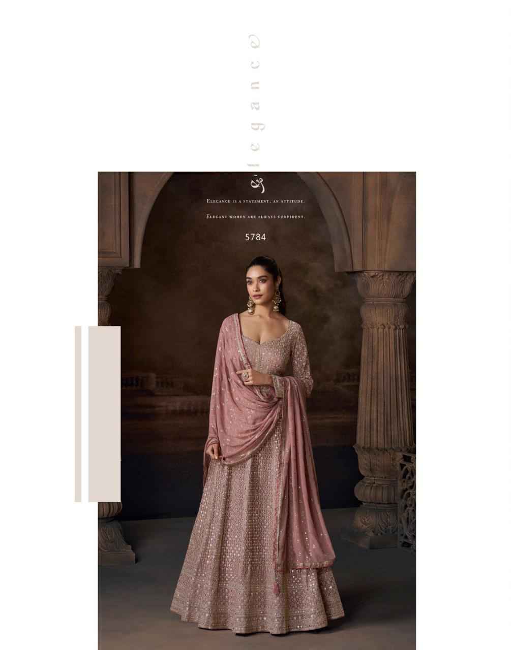 Sayuri Designer Avni Readymade Chinon Silk Dress 3 pcs Catalogue