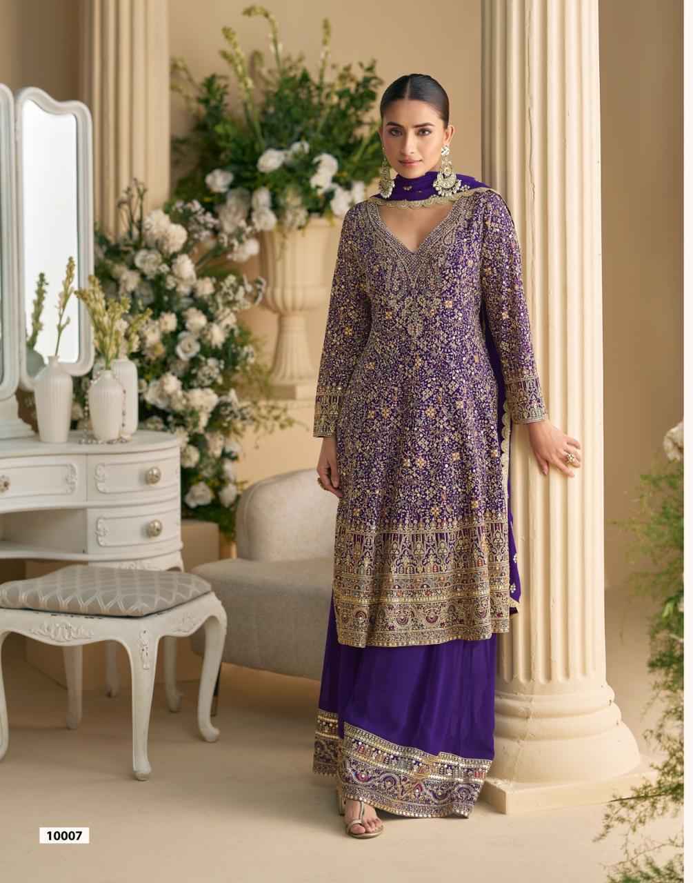 Sayuri Designer Mohini Readymade Georgette Dress (3 pcs Catalogue)