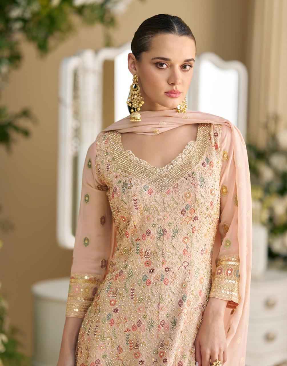 Sayuri Designer Mohini Readymade Georgette Dress (3 pcs Catalogue)