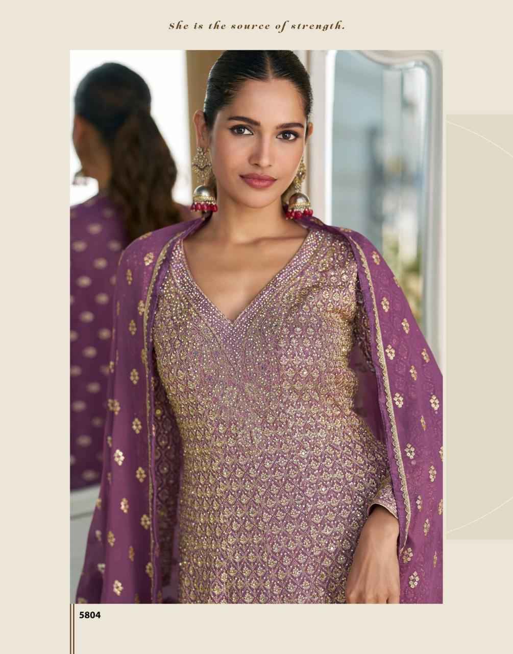 Sayuri Designer Virasat Readymade Georgette Dress 3 pcs Catalogue