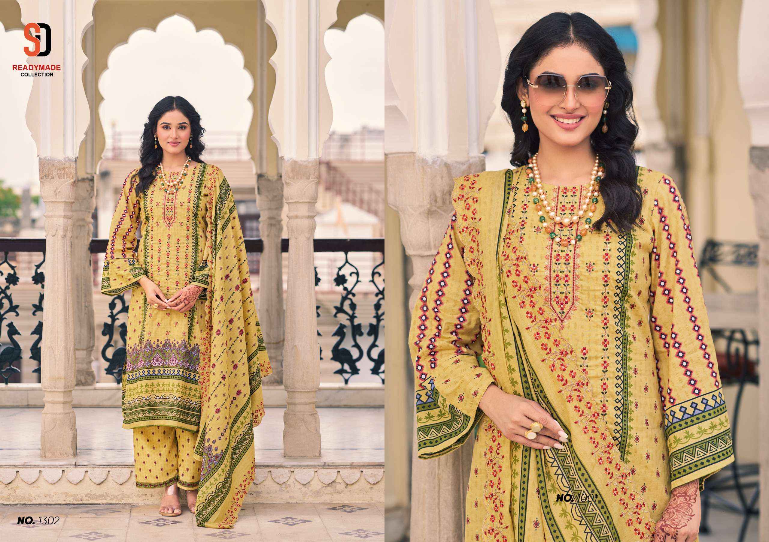 Shraddha Designer Bin Saeed Vol 13 Readymade Cotton Dress 8 pcs Catalogue