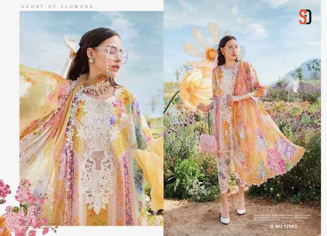 Shraddha Designer M Print Vol 17 Pakistani Lawn Cotton Dress Material 4 pcs Catalogue