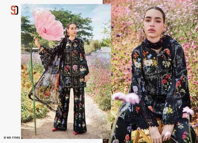 Shraddha Designer M Print Vol 17 Pakistani Lawn Cotton Dress Material 4 pcs Catalogue