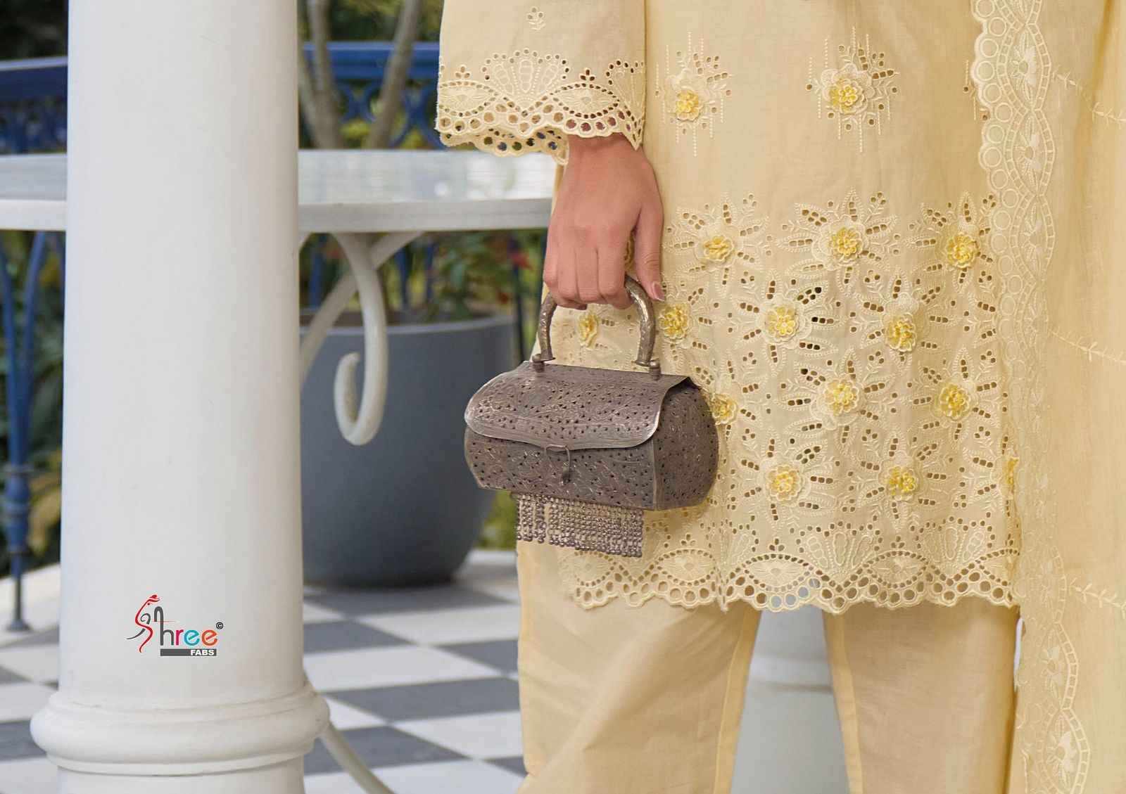 Shree Fabs Eshani Camric Cotton Dress Material 4 pcs Catalogue