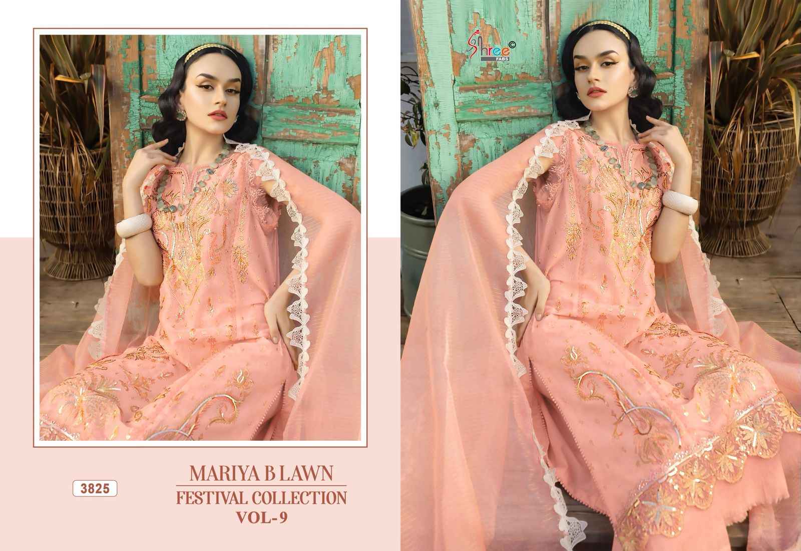 Shree Fabs Mariya B Lawn Festival Collection Vol 9 Cotton Dress Material 6 pcs Catalogue