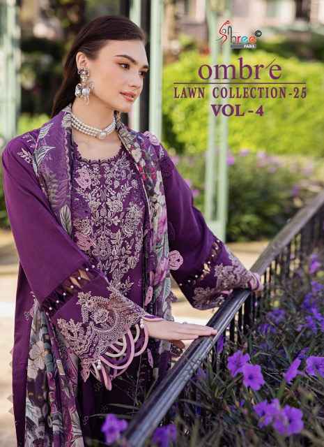 Shree Fabs Ombre 25 Vol-4 Cotton Dress Material (7 pcs Catalogue)