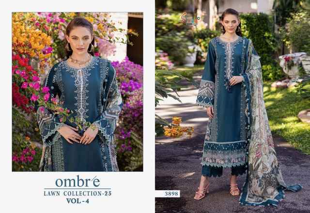 Shree Fabs Ombre 25 Vol-4 Cotton Dress Material (7 pcs Catalogue)