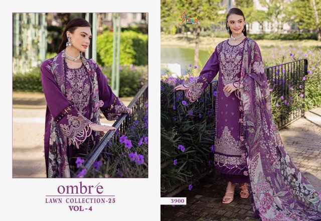 Shree Fabs Ombre 25 Vol-4 Cotton Dress Material (7 pcs Catalogue)