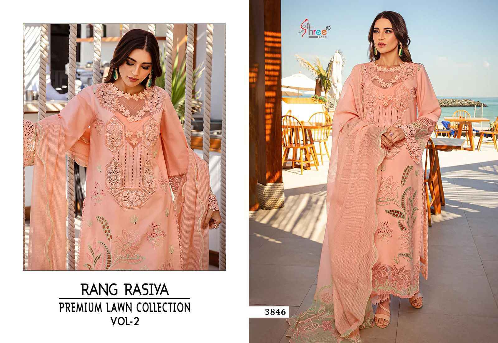 Shree Fabs Rang Rasiya Vol-2 Cotton Dress Material (7 pcs Catalogue)